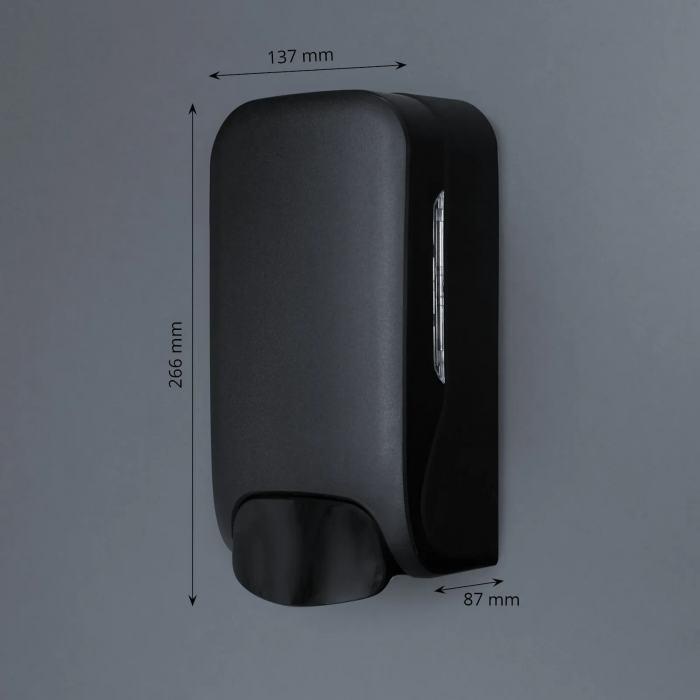 B&W Seifenspender 1000ml SCHWARZ, manuell